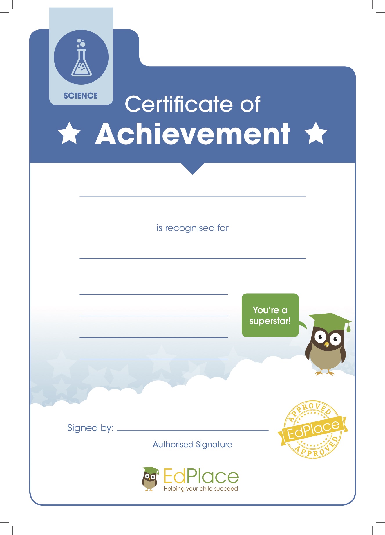 Certificate template (Science)-HiRes