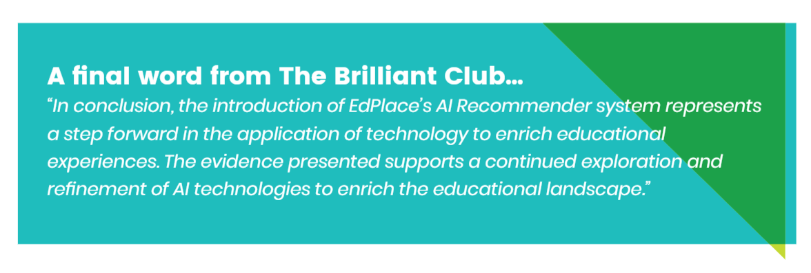 Praise of EdPlace from the Brilliant Club